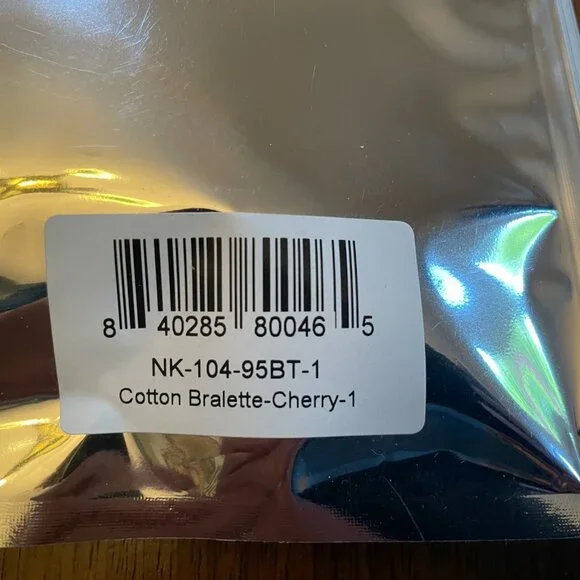 Negative Underwear - Bralette - Cherry - NEW!!! - Picture 5 of 5